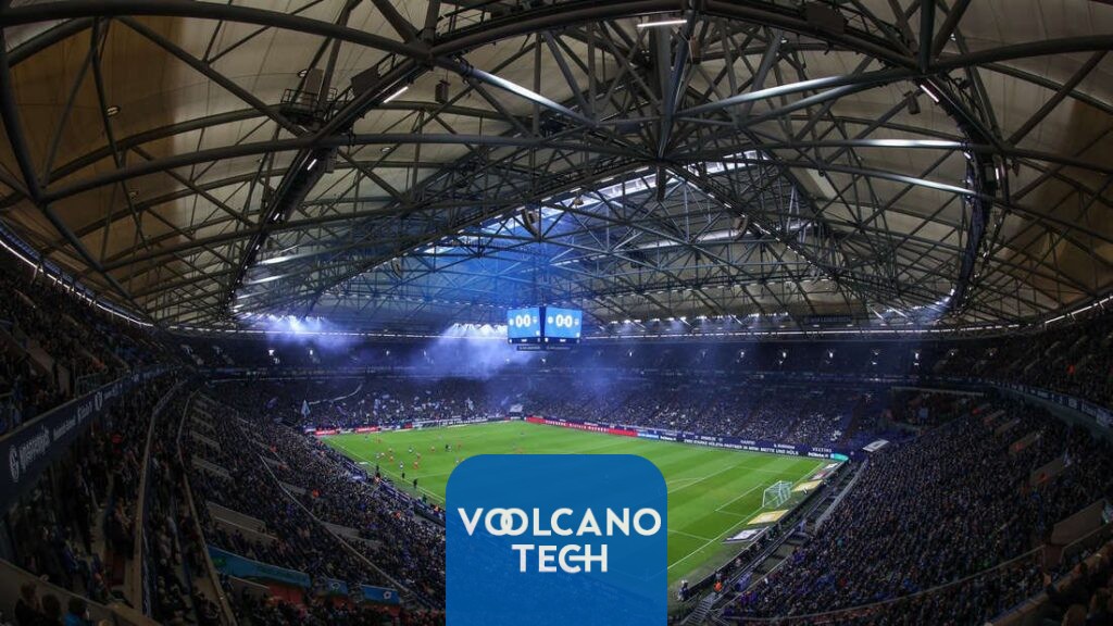 تصميم مدرجات الملعب