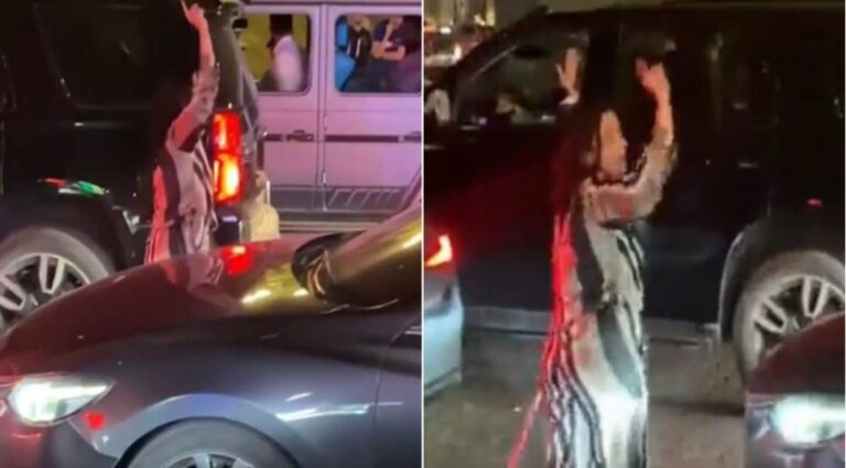 القبض على امرأة ظهرت في محتوى مرئي أثناء تعطيلها حركة المرور بالرياض