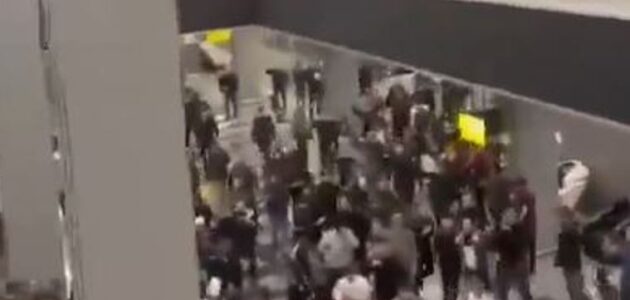 شاهد.. اقتحام مؤيدين لغزة مطار محج قلعة الدولي في داغستان بحثًا عن يهود