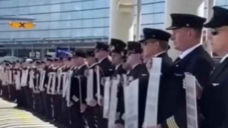 شاهد كشف حقيقة فيديو لطيارين كنديين تضامنوا مع مصري مطرود بسبب دعمه لفلسطين