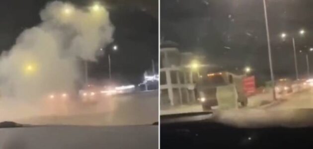شاهد لحظة استهداف آلية عسكرية إسرائيلية بعبوة ناسفة في مدنية جنين بالضفة الغربية