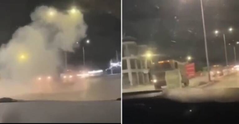 شاهد لحظة استهداف آلية عسكرية إسرائيلية بعبوة ناسفة في مدنية جنين بالضفة الغربية