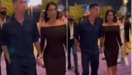 فيديو.. وصول كريستيانو رونالدو وجورجينا إلى افتتاح موسم الرياض