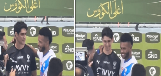 فيديو.. لاعب الهلال البليهي يقتحم لقاءً تلفزيونيًا لزميله ياسين بونو ويثير ضحك الحاضرين
