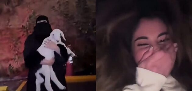 أثناء زيارتها للجنوب.. شاهد ندى القحطاني تهدي غيداء اللبنانية هدية غير متوقعة