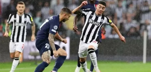 مشاهدة باريس سان جيرمان ونيوكاسل بث مباشر في دوري أبطال أوروبا