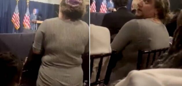 حاخام متحول جنسي يقاطع خطاب بايدن ويطالب بوقف إطلاق النار في غزة