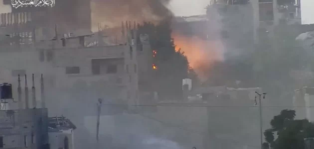 شاهد حماس تنشر فيديو يصور اشتباكات بين مقاتليها وجيش الإحتلال الإسرائيلي في غزة