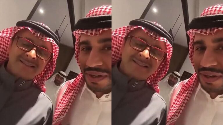 شاهد ردة فعل غير متوقعة من الفنان عبدالمجيد عبدالله أثناء التصوير مع أحد المعجبين