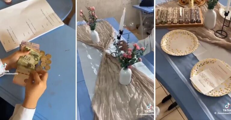 شاهد طالبات في الثانوية يحتفلن بزواج صديقتهن بالمدرسة