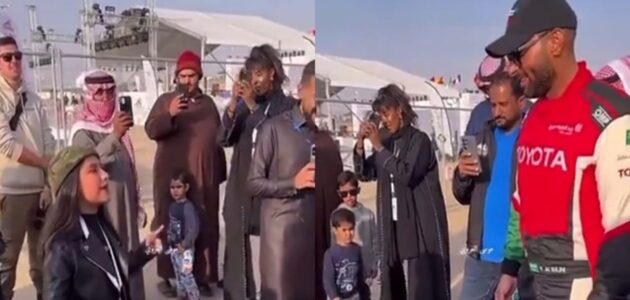 شاهد طفلة تبهر يزيد الراجحي بفصاحتها خلال قصيدة تهديها له