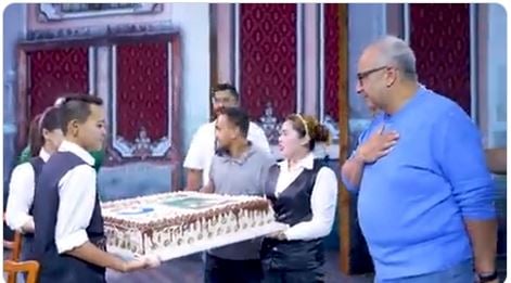 شاهد فنانون سعوديون يرحبون بـ بيومي فؤاد على طريقتهم الخاصة