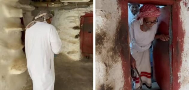 شاهد قصة مواطن عمره أكثر من 100 عام ولم يتزوج ويعيش وحيدا في جبال هروب