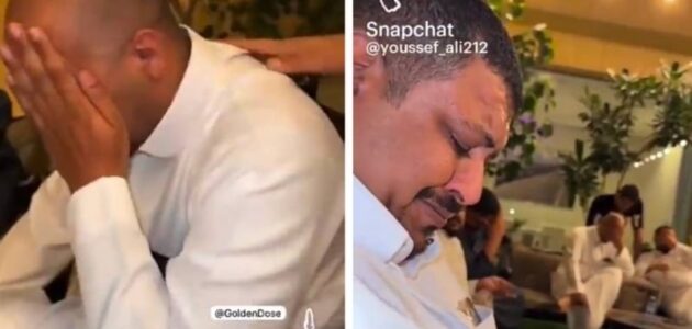 شاهد مشهور السناب شات ابو ريان يثير جدل واسع بعد تصويره صديقه أثناء بكاءه على والدته