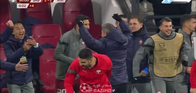 شاهد.. مهاجم الهلال ميتروفيتش يحتفل بتأهل منتخب صربيا إلى اليورو بفرحة جنونية