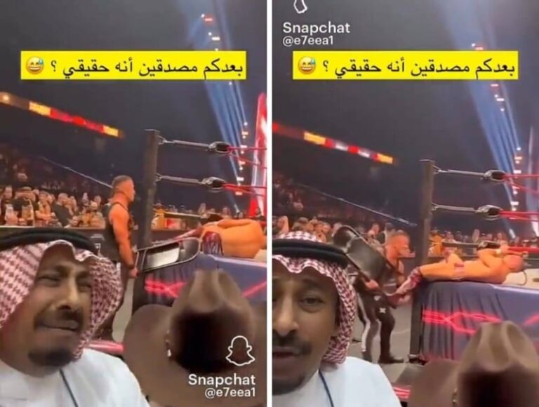 شاهد مواطن يكشف حقيقة الضرب في المصارعة الحرة