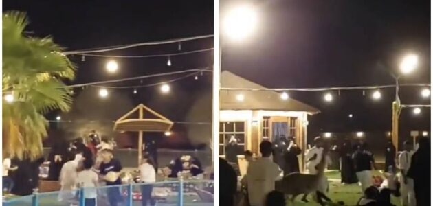 شاهد نعامة تركض بسرعة وتثير الهلع بين الزوار في إحدى فعاليات موسم الرياض