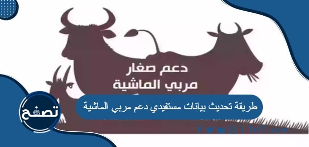 طريقة تحديث بيانات مستفيدي دعم مربي الماشية في السعودية