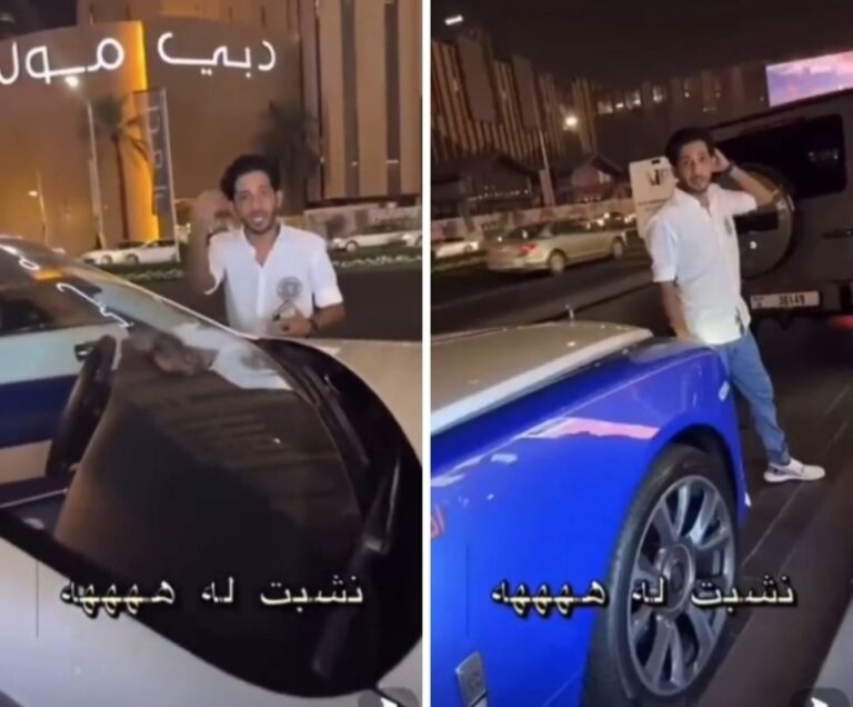 فتاة تفاجئ مشهور سناب أبو فهد وتعرض عليه شراء سيارته الروز رايز.. شاهد ردة فعله