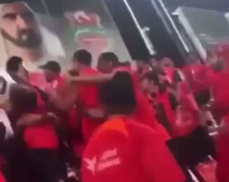 فيديو.. اشتباكات عنيفة بين جماهير شباب الأهلي والعين بعد الخسارة