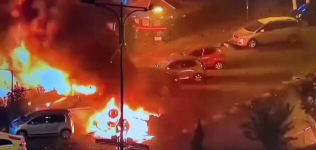 فيديو.. حركة حماس في لبنان تقصف بلدة كريات شمونة شمال إسرائيل