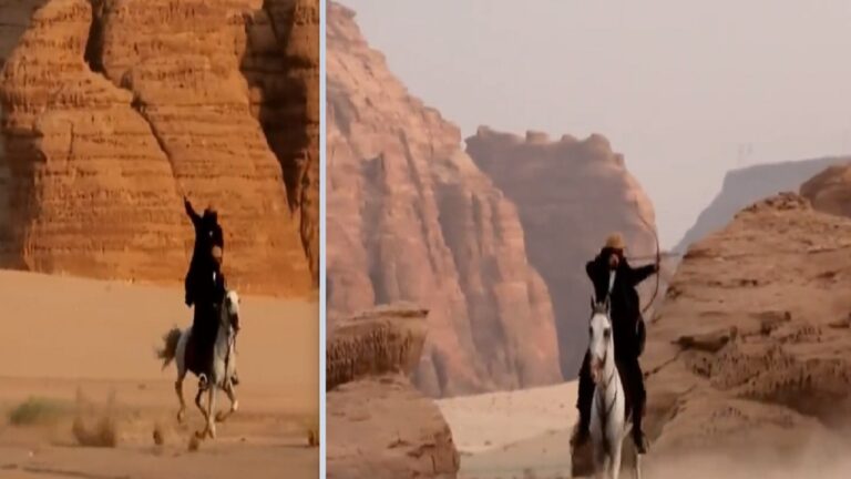 فيديو.. رغد العنزي وخلود الشمري تتألقان كفارستين في مهرجان العلا