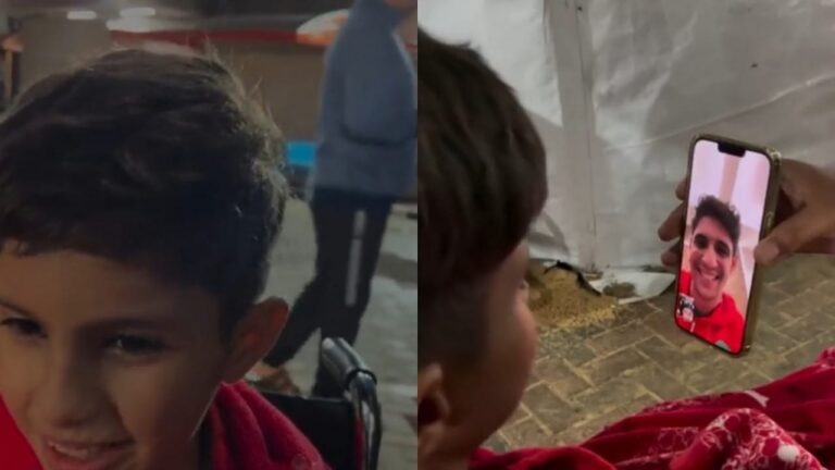 فيديو.. لفتة إنسانية من ياسين بونو مع طفل فلسطيني تحصد الإعجاب