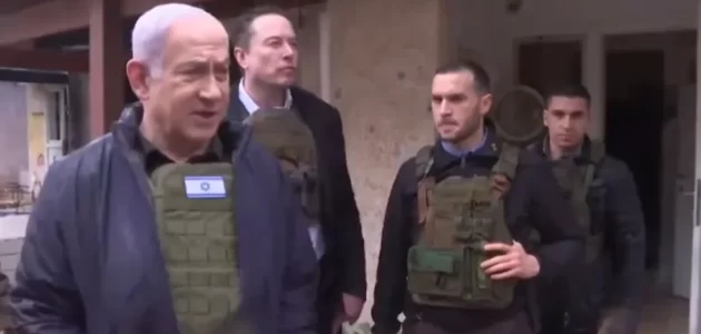 ماسك يرضخ لنتنياهو ويرافقه في جولة داخل المناطق التي شهدت هجوم حماس في 7 أكتوبر