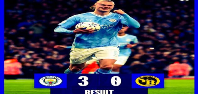 مانشستر سيتي يتألق ويتصدر مجموعته في دوري أبطال أوروبا