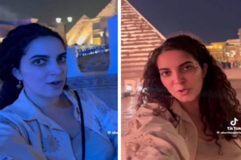 مصر وحشتني فجيت الأهرامات.. شاهد فتاة توثق جولتها في القسم المصري بالبوليفارد