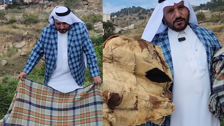 مواطن يكشف قصة بطانية أهداها له مدير تعليم ⁧‫جازان‬⁩ قبل 48 عامًا
