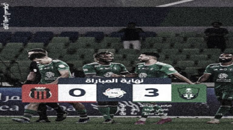 نتيجة مباراة الأهلي والرياض اليوم
