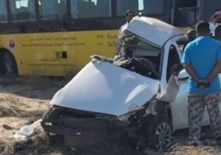 والد إحدى الطالبات يروي تفاصيل واقعة حادث التصادم المروع الذي أدى إلى وفاة 4 طالبات في الجبيل الصناعية