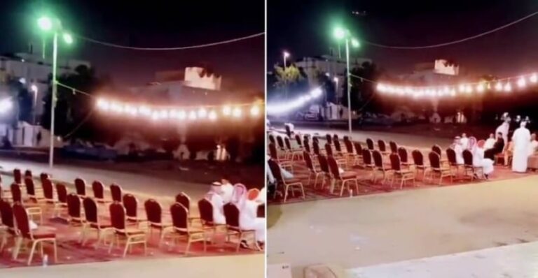 وسط غياب مشاهير التواصل.. شاهد شاب يوثق لقطات من عزاء العملاق الباكستاني غلام شبير