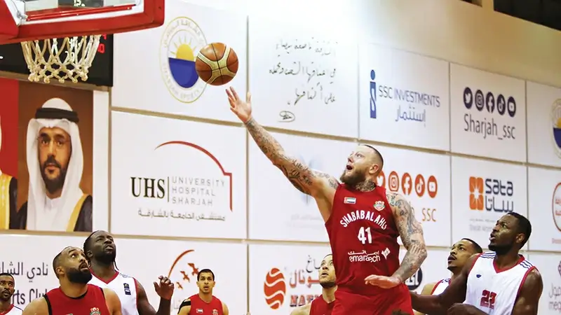 مشاهدة كاظمة الكويتي وشباب الأهلي الإماراتي بث مباشر في بطولة غرب آسيا لكرة السلة