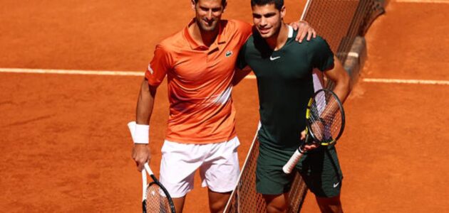 بث مباشر ديوكوفيتش وألكاراز في كأس موسم الرياض للتنس تويتر