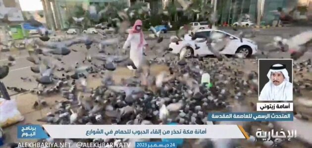المتحدث الرسمي لأمانة العاصمة المقدسة يكشف عن قيمة مخالفة إلقاء الأطعمة للحمام والحيوانات على الأرصفة