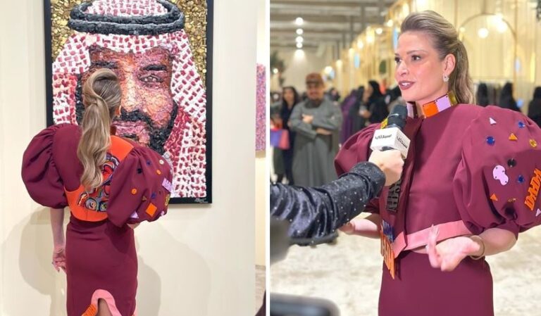 باميلا الكيك تخطف الأنظار بإطلالة بنفسجية في الرياض
