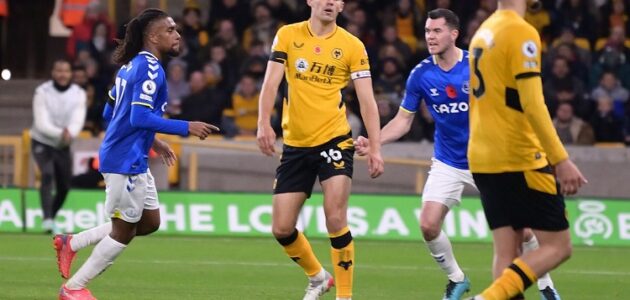 بث مباشر مباراة إيفرتون وولفرهامبتون في الدوري الإنجليزي