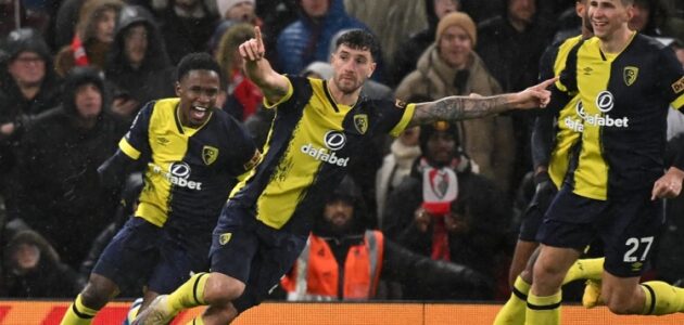 بث مباشر مباراة بورنموث وفولهام في الدوري الإنجليزي