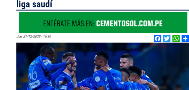 بيروفية بعد الانتصار الساحق على أبها: الهلال لا يرحم