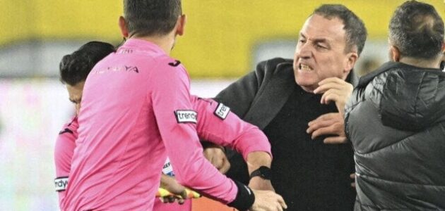 تطورات جديدة بشأن رئيس النادي التركي المعتدي على حَكَم مباراة