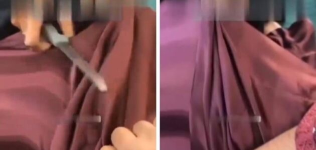 شاهد ردة فعل امرأة تجاه زوجها بعدما رأته يرتدي ثوب مغربي