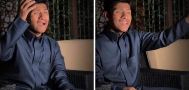 شاهد ريان نجل الفنان جابر الكاسر يبدع بغناء قصيدة مساعد الرشيدي ضاق الغمام