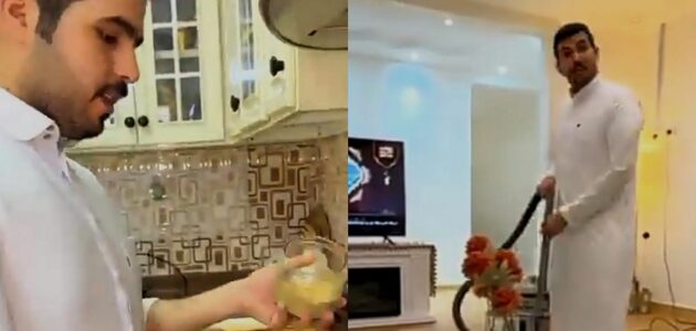 شاهد زوج يعتني بزوجته بعد ولادتها ويثير الإعجاب