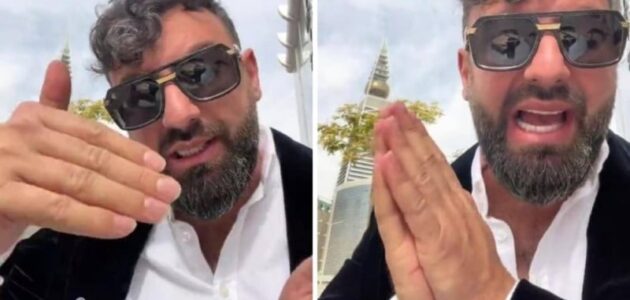 شاهد شاب لبناني يعبر عن غضبه بسبب فرق المعاملة بين العاملين في بلده بالمطار وفي السعودية