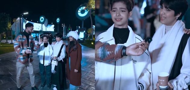 شاهد شاب يتحدى مشهورة السناب انتصار الشريف وبناتها بمعرفة أعلام الدول
