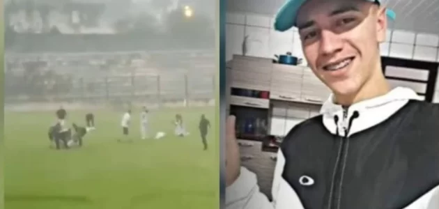 شاهد صاعقة تقتل لاعباً وتصيب 6 آخرين في ملعب بالبرازيل