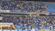 شاهد كيف دعمت جماهير الهلال البليهي في مواجهة نساجي ؟