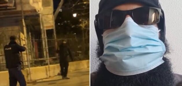 شاهد لحظة القبض على إرهابي فرنسي من أصول إيرانية قتل ألماني بسكين ومطرقة قرب برج إيفل